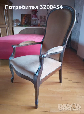 Продавам кресло от масив , снимка 3 - Столове - 53133588