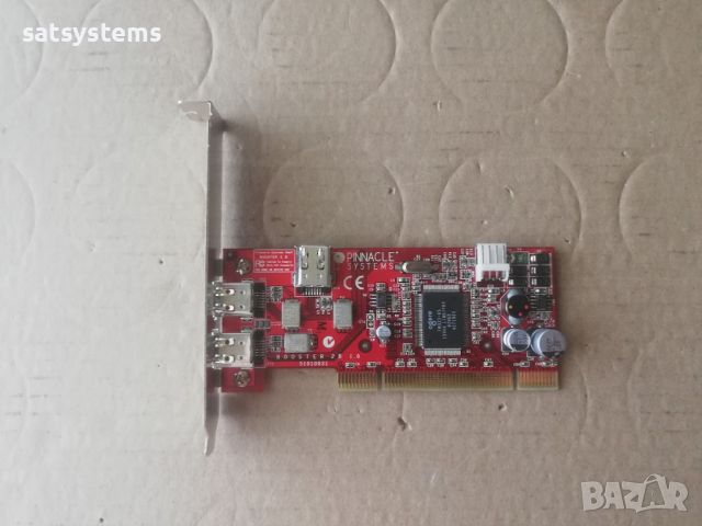 PCI 3-Port 1394 FireWire Adapter Card Pinnacle Booster 2B v1.0, снимка 1 - Други - 46459321