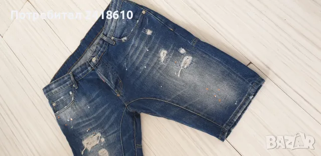 Dsquared2 Italy Short Jeans Mens Size 48 - 33 ОРИГИНАЛ! Мъжки Къси Дънкови Панталони!, снимка 13 - Къси панталони - 49497298