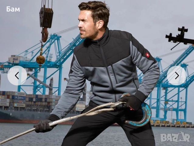 Мъжко!Engelbert Straus Thermaflor jacket размер С, снимка 3 - Якета - 52528170