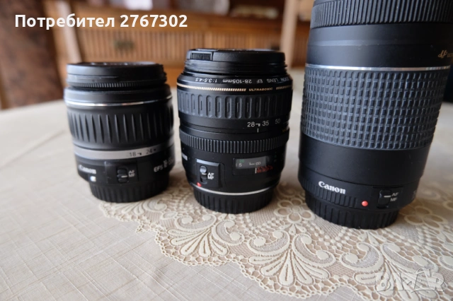 Canon EF Zoom Lenses, снимка 2 - Обективи и филтри - 53416615