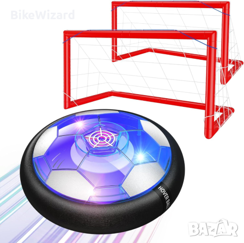 Комплект Air Power Football + две врати акумулаторна Hover Ball Въздушна футболна топка НОВО