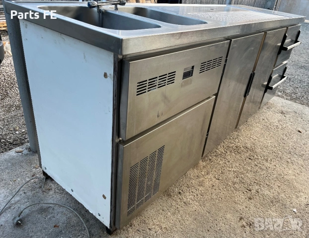 Хладилна маса барова бар професионална с двойна мивка profesionalna hladilna masa s dvoina mivka , снимка 3 - Обзавеждане за заведение - 53134048