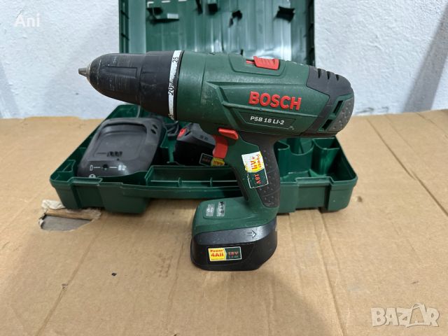 Винтоверт - Bosch 18 V li ion , снимка 4 - Други машини и части - 46138324