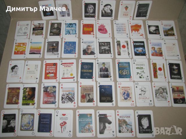 Карти за игра Книгомания, с книги и автори, отлични, снимка 5 - Карти за игра - 45099271