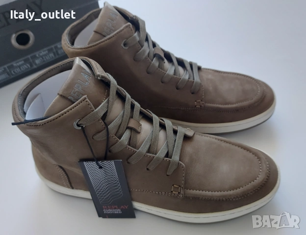 Нови и Оригинални боти Replay размер 40, естествена кожа, снимка 6 - Мъжки боти - 53130879