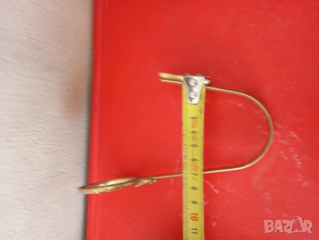 Винтидж месингова закачалка, снимка 4 - Антикварни и старинни предмети - 54243110