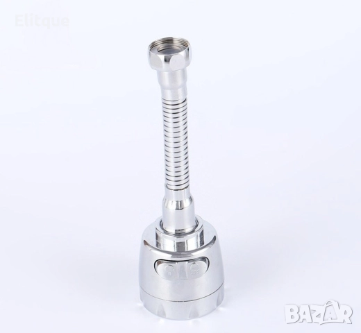 Подвижен 360 градуса кухненски кран с тръба и 2 режима на действие, снимка 5 - Други стоки за дома - 52862868