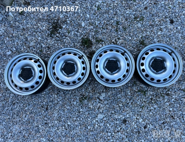 Джанти от VW, 5x112, 6J, ет47, центр. отвор 57.1мм - 4броя, снимка 2 - Гуми и джанти - 53117027