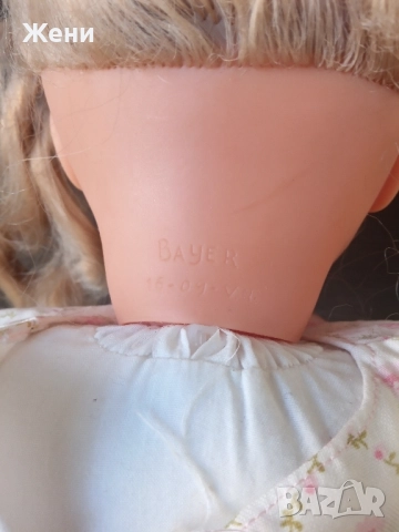 Bayer винтидж говореща кукла на немски език, снимка 3 - Кукли - 52500898