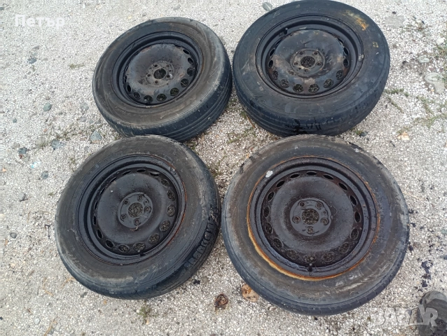 4броя железни джанти 15ски за Опел комбо Фиат добло 2012-2018г