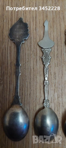 лъжички за колекционери 4 броя , снимка 6 - Антикварни и старинни предмети - 52458924