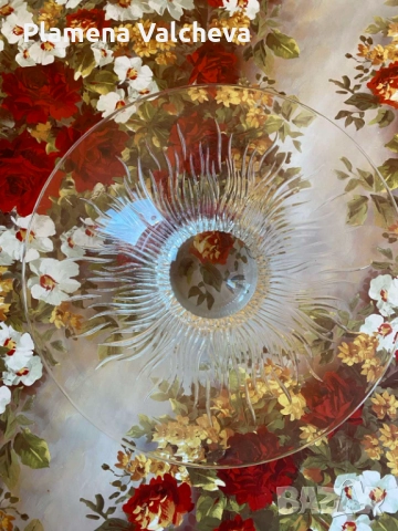 Продавам нова елегантна кристална фруктиера, снимка 5 - Прибори за хранене, готвене и сервиране - 52416977