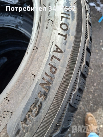 235 50 20 Michelin alpin 2бр зимни дот 2021г , снимка 5 - Гуми и джанти - 53351082
