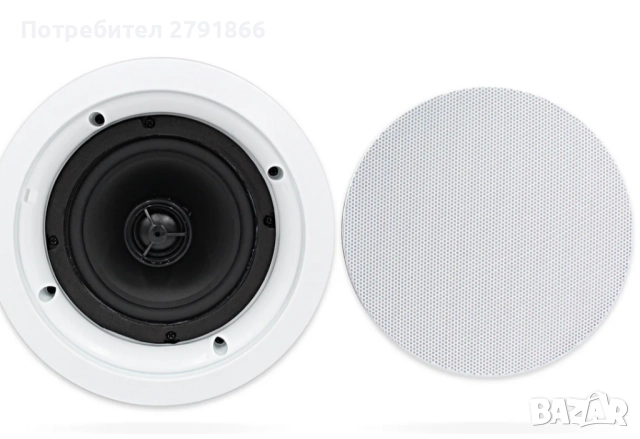 Herdio 5.25" таванни високоговорители 300 вата, 2-лентови за перфектен звук 2 броя комплект нови, снимка 12 - Тонколони - 52019592