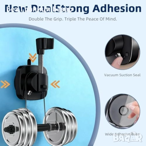 Нов Регулируем държач за душ с вакуум – ABS, водоустойчив и стабилен, снимка 6 - Други стоки за дома - 52153870