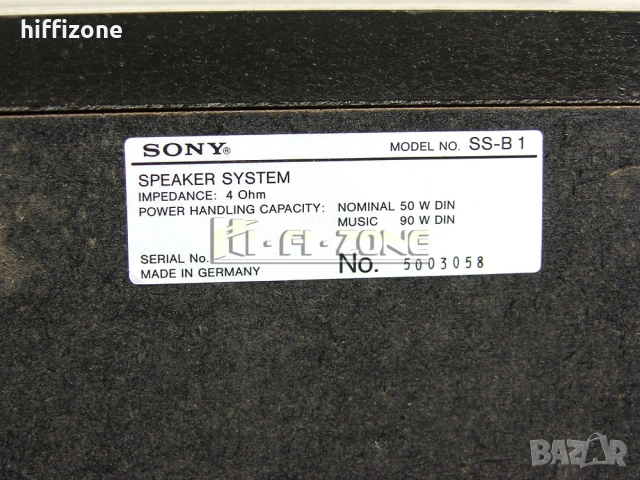 Тонколони  Sony ss-b1 , снимка 10 - Тонколони - 53441937