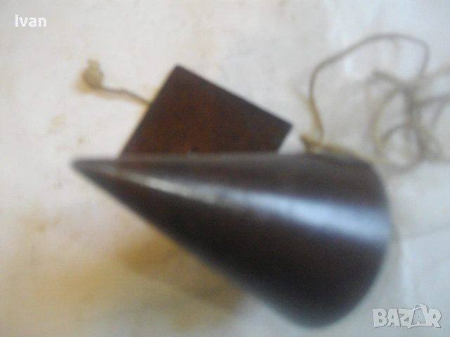 ОРИГИНАЛЕН МЕСИНГОВ СТРОИТЕЛЕН ГОЛЯМ ОТВЕС С КАНАП И ДЪРЖАЧ СТАРО КАЧЕСТВО НЕМСКИ ПРОФЕСИОНАЛЕН, снимка 9 - Други инструменти - 54196709