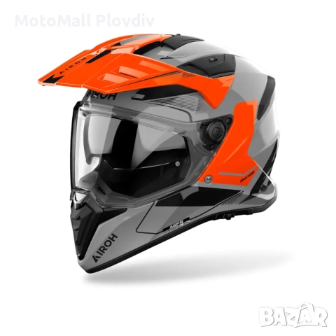Каска Airoh Bandit Tune Orange Gloss, снимка 2 - Аксесоари и консумативи - 51784367