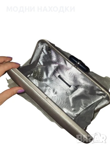 Бронзов Клъч с допълнителна дълга дръжка, снимка 3 - Чанти - 50578949