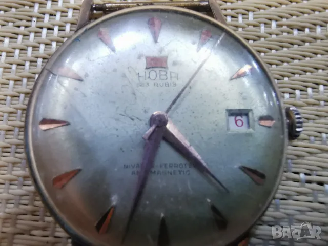ЧАСОВНИК HOBA , снимка 2 - Антикварни и старинни предмети - 49773518