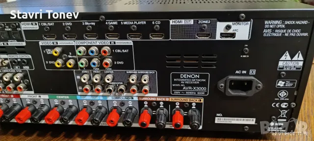 Ресийвър Denon AVR-X3000, снимка 9 - Ресийвъри, усилватели, смесителни пултове - 48539921