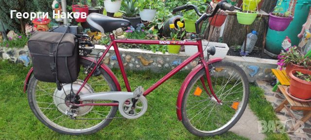 Продавам ретро електро велосипед SACH !, снимка 1 - Велосипеди - 46023343