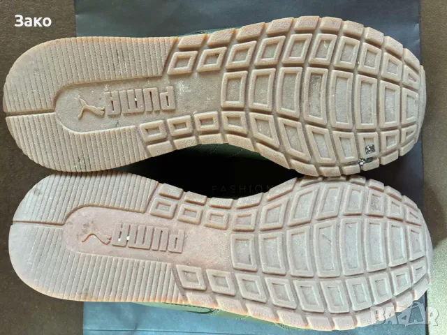 Зелени кожени сникърси PUMA OPTIMAL COMFORT, снимка 4 - Маратонки - 49962321