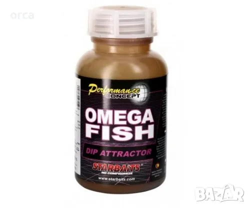 Дип за шаранджийски риболов - Star Baits Omega Fish Dip Attractor 200 ml., снимка 1 - Стръв и захранки - 47208627