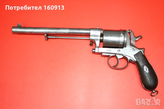 Оригинален дългоцевен револвер Гасер Gasser M1870 Виена., снимка 7 - Антикварни и старинни предмети - 51142067