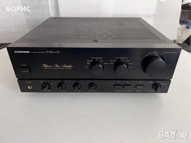 Интегриран усилвател PIONEER A-616 MarkII, снимка 2 - Ресийвъри, усилватели, смесителни пултове - 53913771
