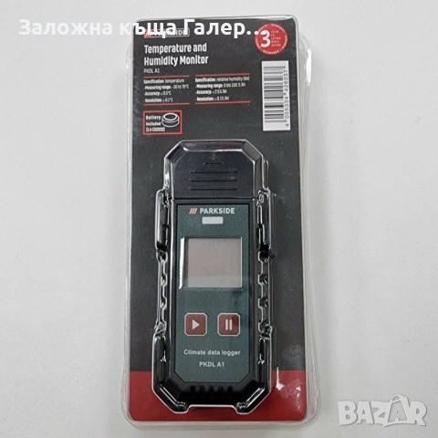 Апарат за измерване и мониторинг на температура и влажност PARKSIDE PKDL A1 - нов!