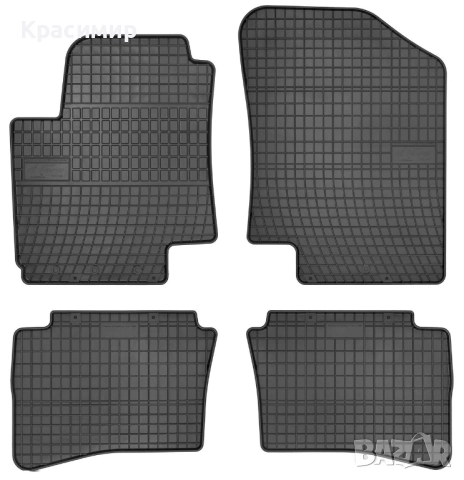 Гумени стелки за Hyundai i20 2008-2014г, снимка 3 - Аксесоари и консумативи - 52838298