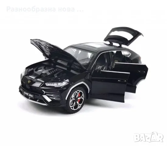 Метален джип Lamborghini Urus – Пушек, звук и светлина, снимка 17 - Коли, камиони, мотори, писти - 48768342