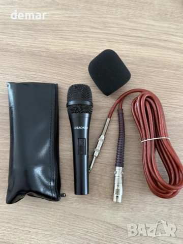 Динамичен караоке микрофон Aokeo, A450 с дунапренен калъф и 5 м XLR кабел, снимка 9 - Микрофони - 53795110