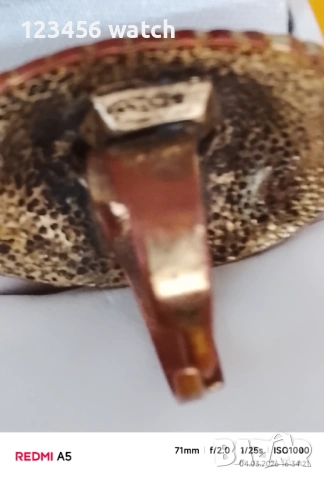 Стари посребрени пръстени със естествен камък, снимка 8 - Антикварни и старинни предмети - 53709696