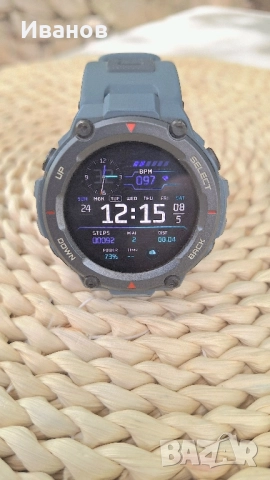 Спортен смарт часовник Amazfit t-rex pro, снимка 4 - Мъжки - 51751390