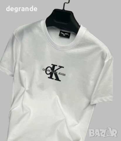Бяла мъжка тениска Calvin Klein