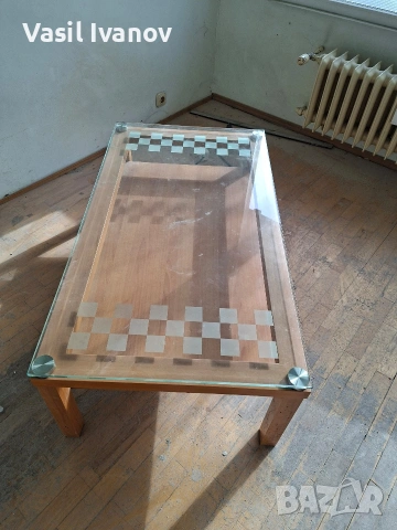 Холна маса със стъкло, снимка 2 - Маси - 54127914