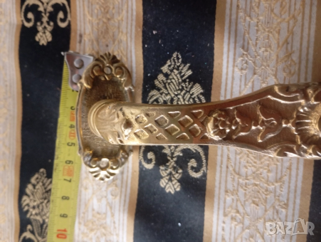 барокова дръжка за прозорец с шилд, снимка 2 - Други ценни предмети - 52179114