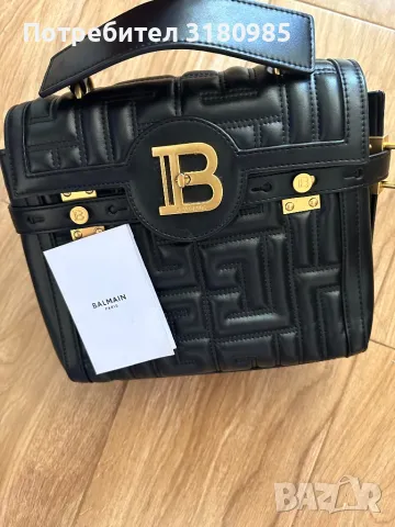 Оригинална чанта Balmain B-Buzz 23, снимка 3 - Чанти - 49221544