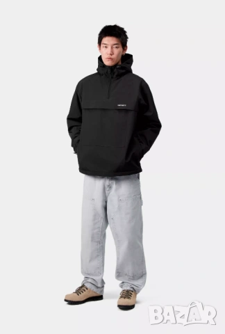 carhartt windbreaker pullover размер М яке/ ветровка , снимка 3 - Якета - 53435459