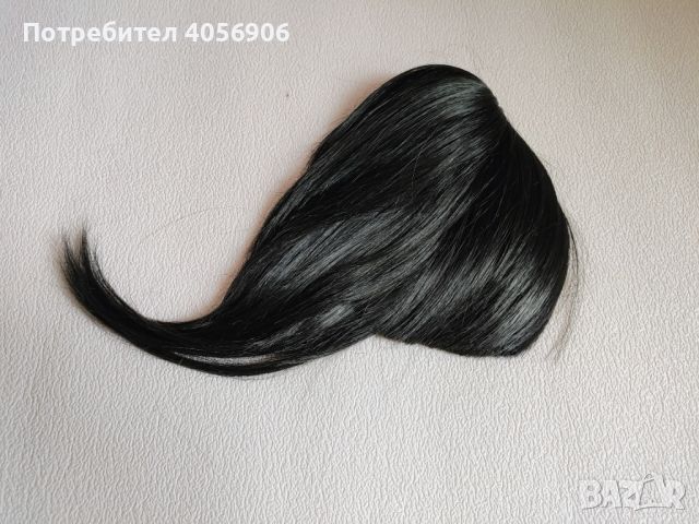 Черен бретон за коса на щипки, снимка 5 - Аксесоари за коса - 46393564