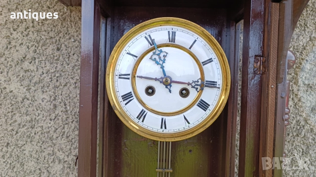 Стенен часовник - Junghans - Germany - 1930"г., снимка 6 - Антикварни и старинни предмети - 53411364