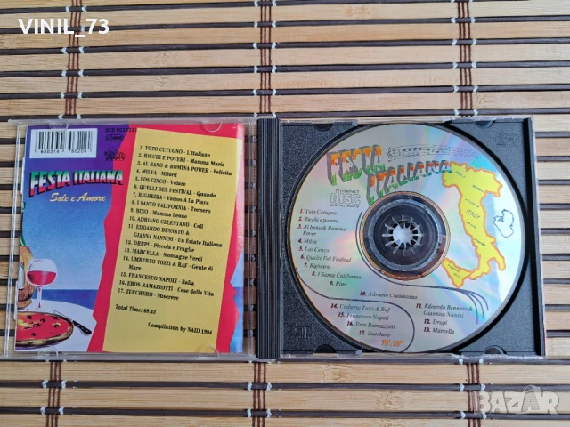 Festa Italiana - Sole E Amore - Hits Made In Italy, снимка 2 - CD дискове - 50777115