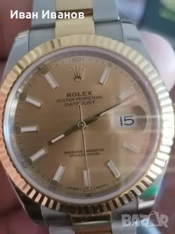 Rolex datejust 41 Champagne-colour dial 126333, снимка 6 - Мъжки - 47243251