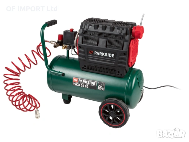 Безшумен Компресор PARKSIDE PSKO 24 B2, снимка 2 - Други инструменти - 53280236