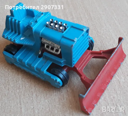 мащабен модел булдозер К-23 superbulldozer Matchbox.1974. Англия, снимка 2 - Други ценни предмети - 48105225