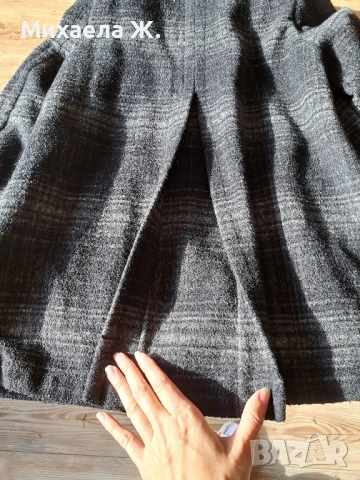 Вълнено палто Zara S размер , снимка 8 - Палта, манта - 52365315