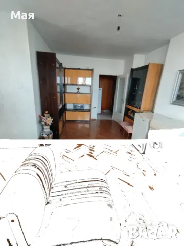 Секция – четири части с витрини, цвят птичи явор, употребявана, , снимка 6 - Секции и витрини - 50302738